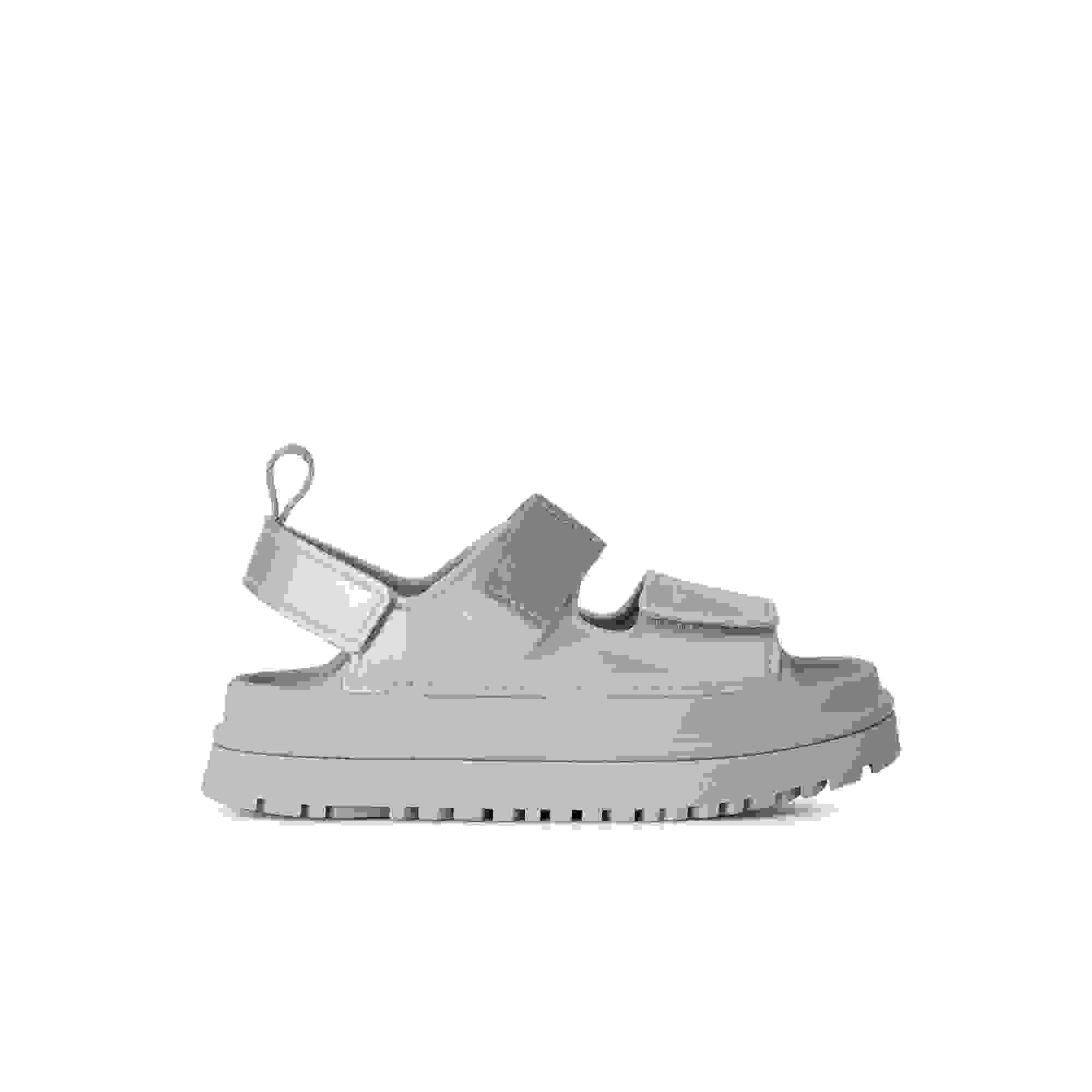 UGG GoldenGlow Glossy Sparkles Preschool Girls' "Silver" Sandal